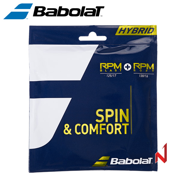 바볼랏 테니스스트링 RPM 블라스트 1.25mm + RPM 소프트 1.30mm 12M