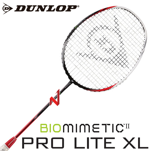 &spades;라켓 창고대방출&spades;던롭 배드민턴라켓 바이오미메틱 2 프로 라이트 XL 4U