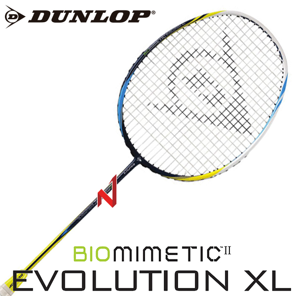 &spades;라켓 창고대방출&spades;던롭 배드민턴라켓 바이오미메틱 2 에볼루션 XL 4U