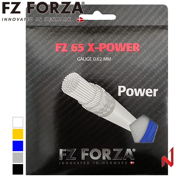 포르자 배드민턴 스트링 FZ 65 엑스파워 0.65mm 10M