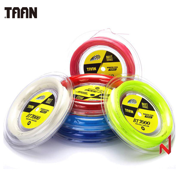 TAAN 배드민턴 스트링 BT7000 0.68mm 6color 200m