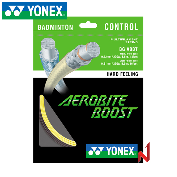 요넥스 배드민턴스트링 BG AEROBITE BOOST 에어로바이트 부스트 0.72/0.61mm 10M