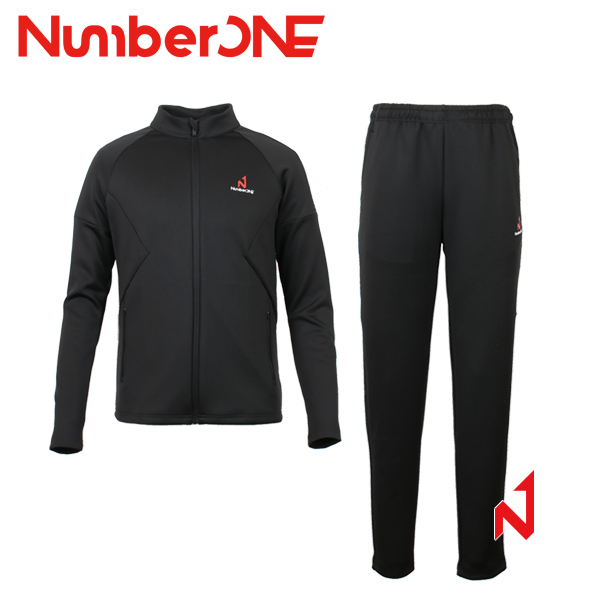 넘버원 트레이닝복 세트 NMTJ12101/NMTP12101 BK 남성