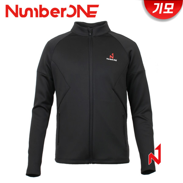 넘버원 트레이닝복 상의 기모 NMTJ12102 BK 남성