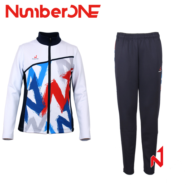 넘버원 트레이닝복 세트 NWTJ12103/NWTP12103 WH/NV 여성