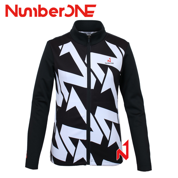 넘버원 트레이닝복 상의 NWTJ12105 BK/WH 여성