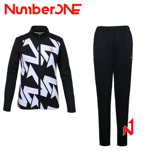넘버원 트레이닝복 세트 NWTJ12105/NWTP12105 BK/WH 여성