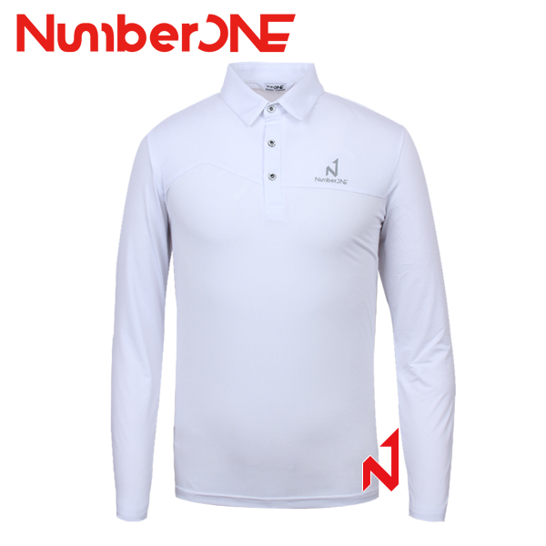 넘버원 기획긴팔티 폴로 스판 NMTL12107 WH 남성