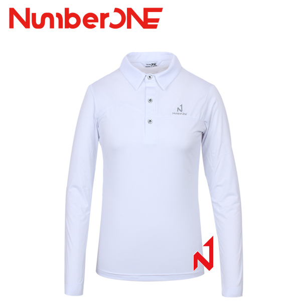 넘버원 기획긴팔티 폴로 스판 NWTL12107 WH 여성