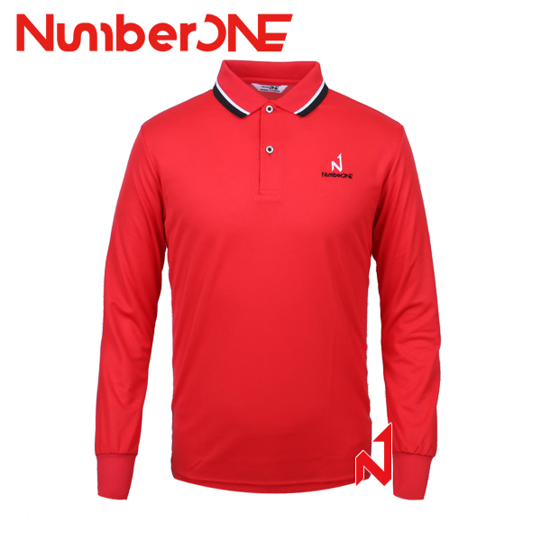 넘버원 기획긴팔티 폴로 쿨론 NMTL12112 RD 남성