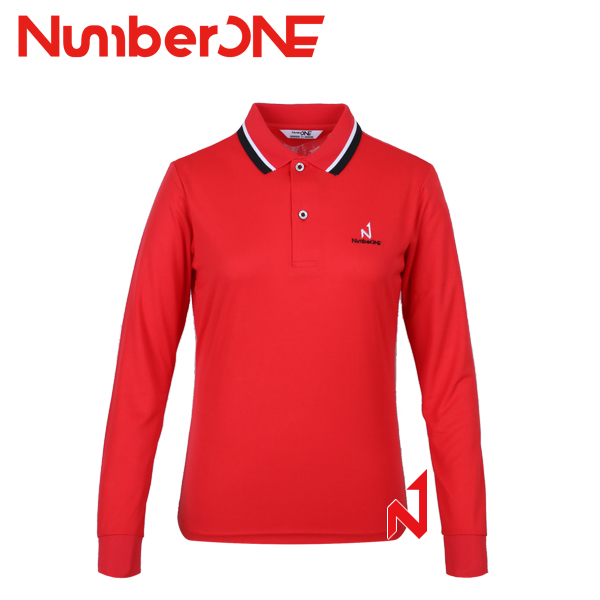넘버원 기획긴팔티 폴로 쿨론 NWTL12112 RD 여성