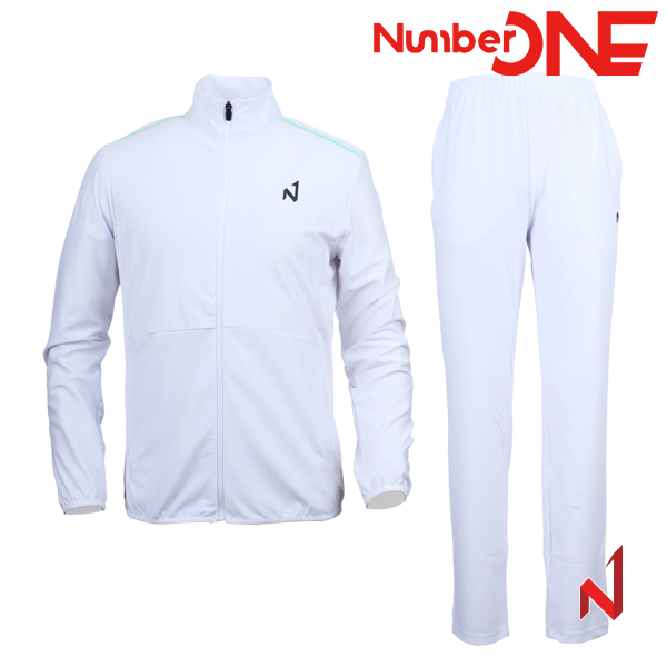넘버원 트레이닝복 세트 레전드 플레이 NMTJ122202/NMTP122202 WH 남성