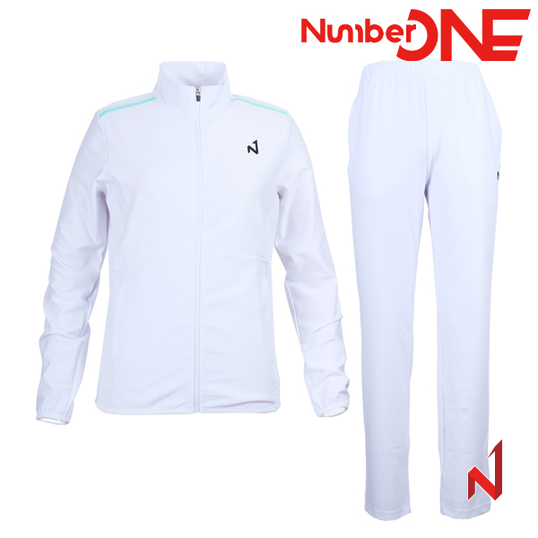넘버원 트레이닝복 세트 레전드 플레이 NWTJ122202/NWTP122202 WH 여성