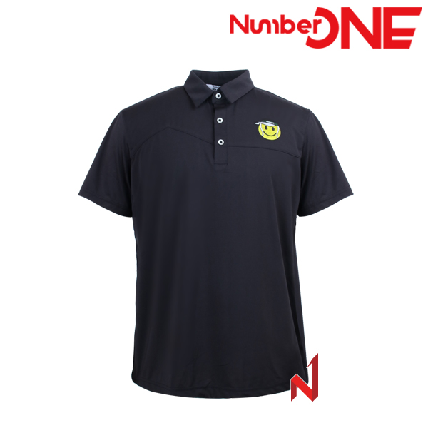 넘버원 반팔티 넘본 폴로 스판 NMTS224105 BK 남성
