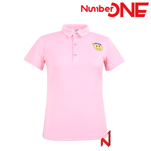 넘버원 반팔티 넘본 폴로 스판 NWTS224113 PK 여성