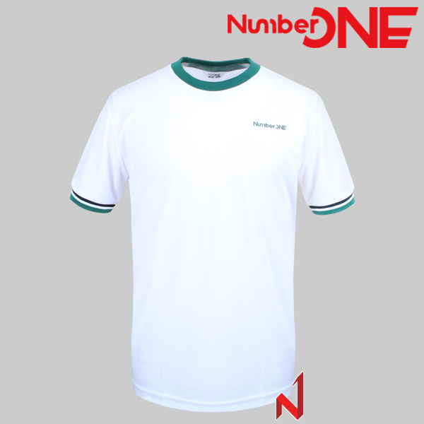 넘버원 반팔티 베이직 라운드 쿨론 NUTS224202 WH 공용