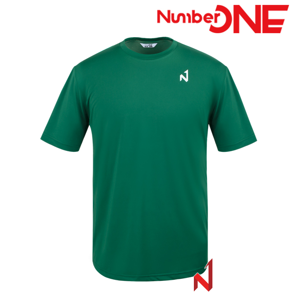 넘버원 반팔티 N베이직 라운드 스판 NUTS224206 GN 공용