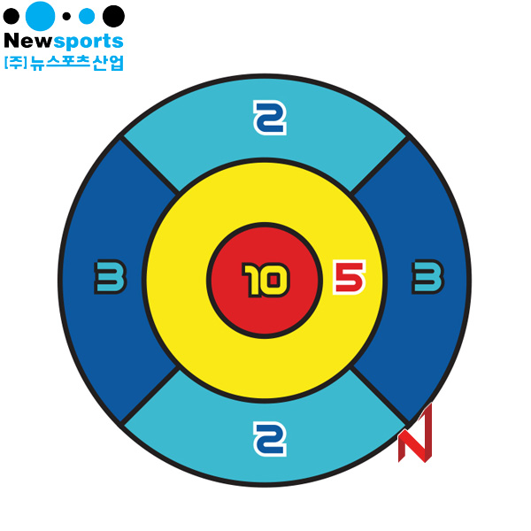 뉴스포츠 원형타겟판