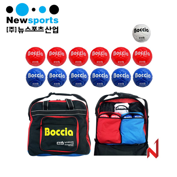 뉴스포츠 보치아(보급형) 공12개+표적구+가방