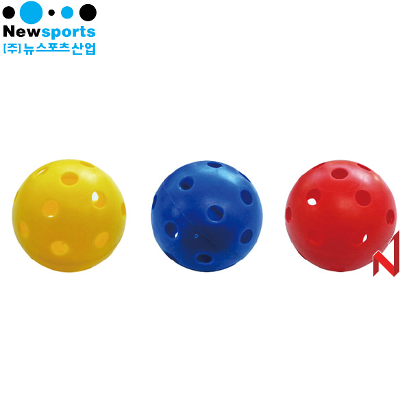 뉴스포츠 소프트 하키공 1개입 색상랜덤발송