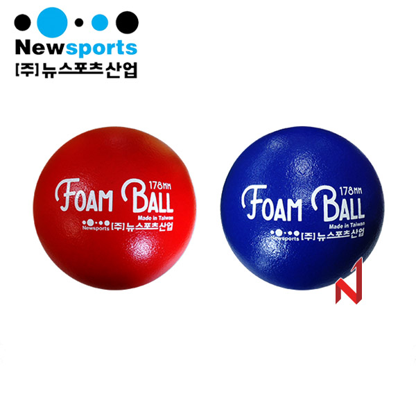 뉴스포츠 폼볼 178mm 2색상 1개입