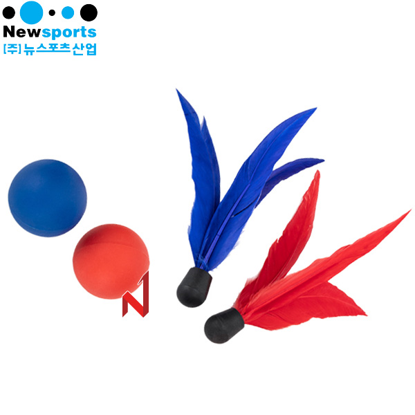 뉴스포츠 비치라켓 셔틀콕2+공2