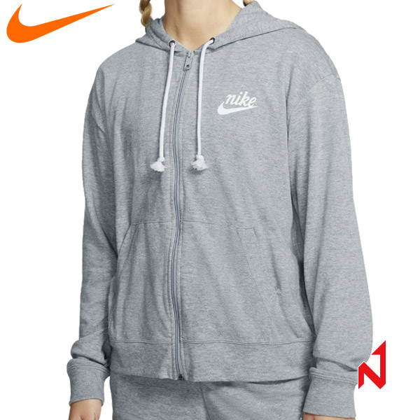 나이키 긴팔티 후디 짐 빈티지 풀집 CJ1695-063 여성