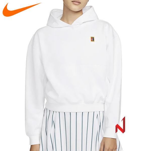 2023나이키 코트 긴팔티 플리스 후드 DC3581-100 여성