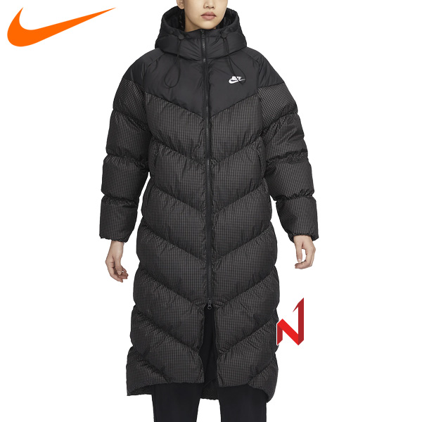 2023나이키 패딩 NSW 써마 핏 윈드푸퍼 후드 파카 FD8213-010 여성