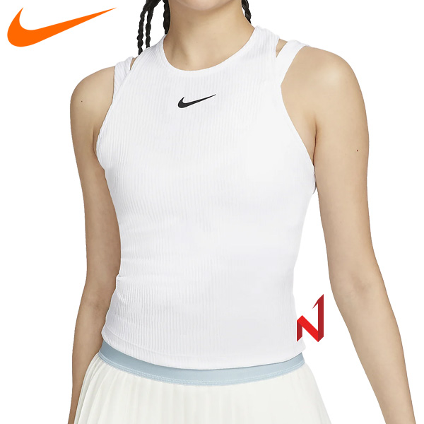 2024나이키 민소매 코트 슬램 드라이 핏 테니스 탱크 탑 FD5657-100 여성