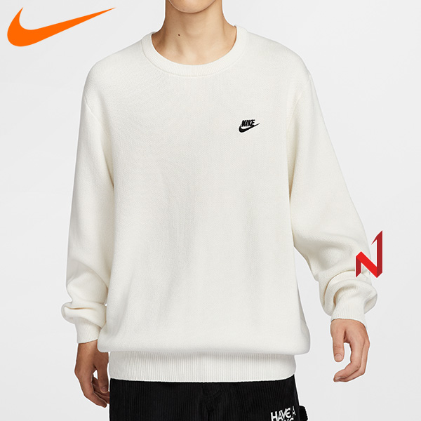 2024나이키 긴팔티 클럽 크루넥 스웨터 FQ2913-133 남성