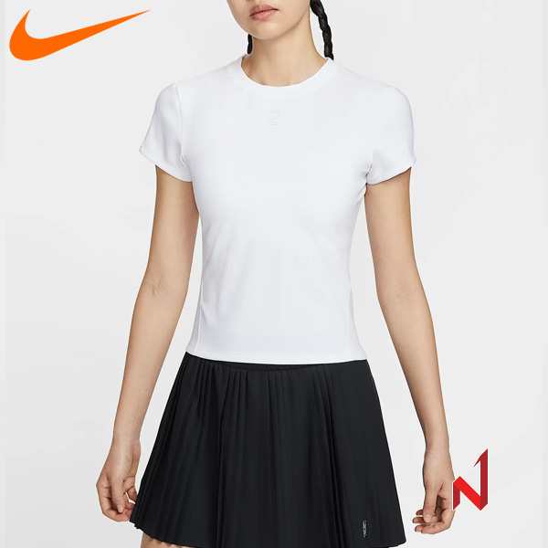 2025나이키 반팔티 코트 어드밴티지 드라이 핏 반팔 테니스 탑 HQ2995-100 여성