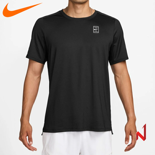 2025나이키 반팔티 코트 어드밴티지 드라이 핏 테니스 탑 FZ6911-010 남성