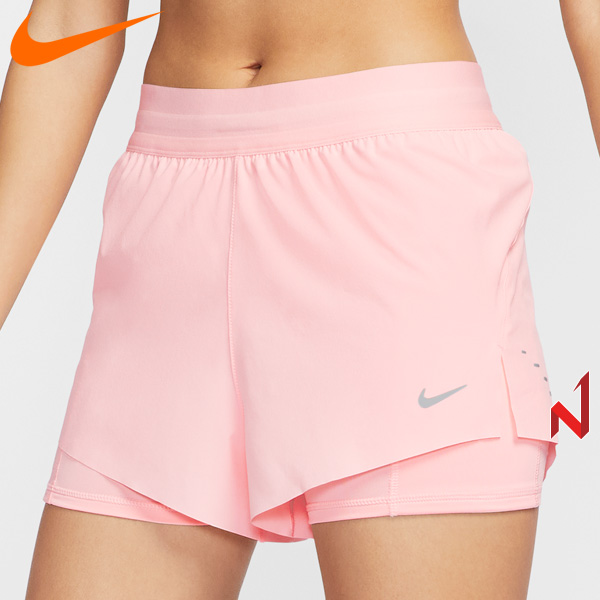 2025나이키 반바지 스위프트 드라이핏 미드라이즈 투인원 러닝쇼츠 HJ5377-607 여성