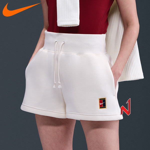 2025나이키 반바지 코트 피닉스 플리스 하이웨스트 루즈 쇼츠 HQ0365-110 여성