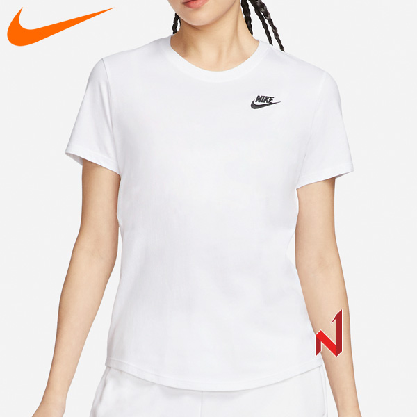 2025나이키 반팔티 스포츠웨어 클럽 에센셜 DX7903-100 여성
