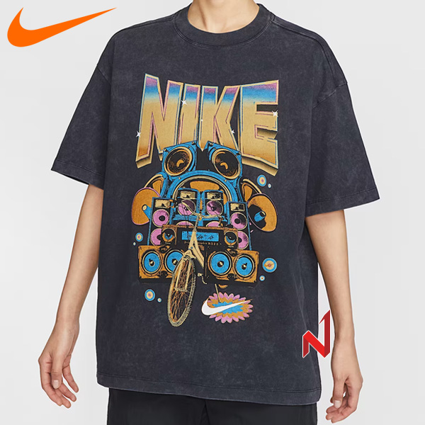 2025나이키 반팔티 스포츠웨어 오버사이즈 FVL HF9692-010 여성