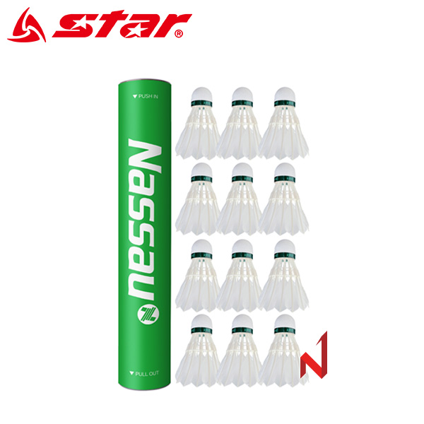 낫소 배드민턴 셔틀콕 NSC-701 3in1 12개입