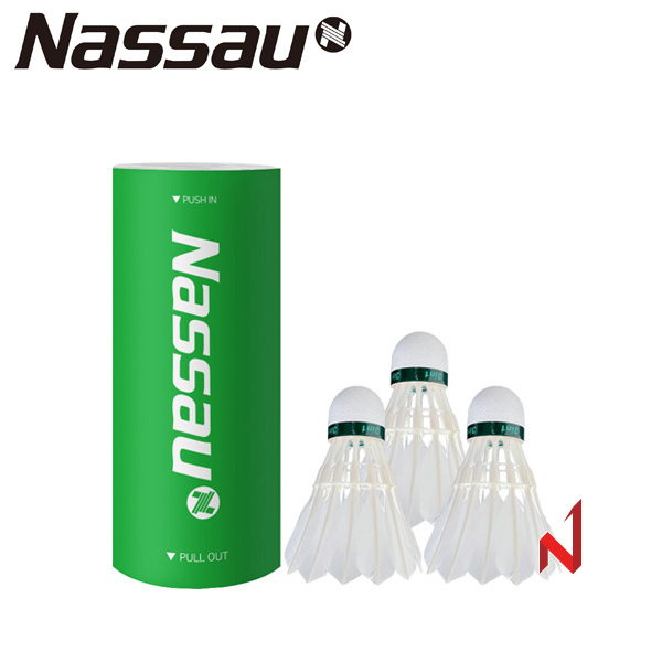 낫소 배드민턴 셔틀콕 NSC-703 3in1 3개입