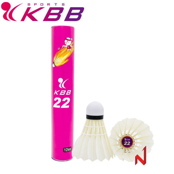KBB 배드민턴셔틀콕 KBB 22 오리털 시합구 12개입