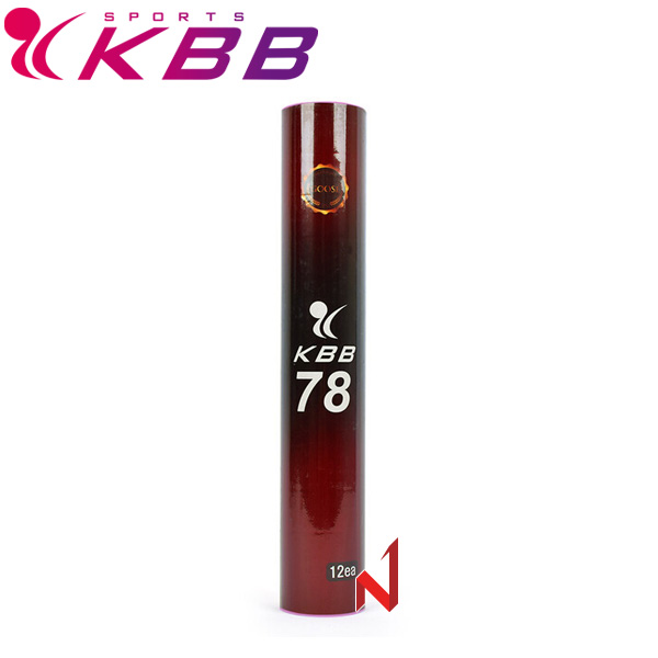 KBB 배드민턴셔틀콕 KBB 78 거위털 시합구 12개입