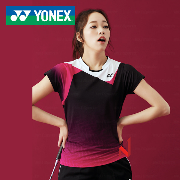 ★온라인 창고대방출★요넥스 반팔티 91TS020F 여성 블랙