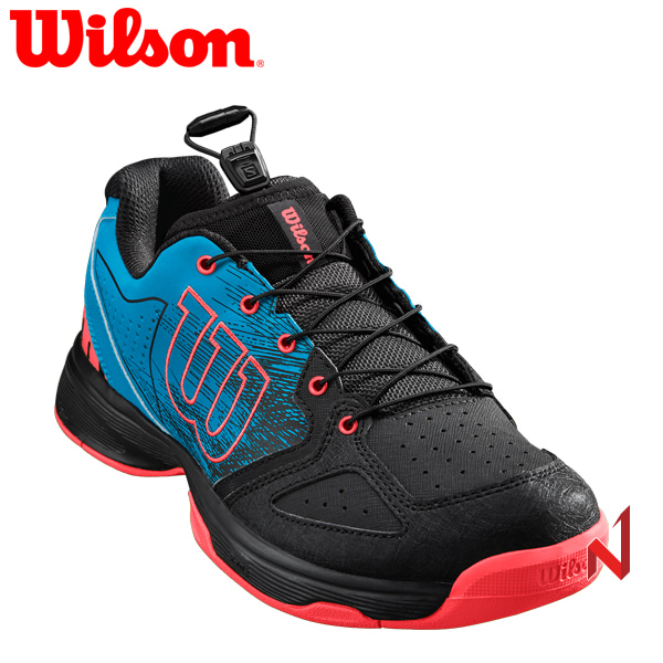 ★온라인 창고대방출★윌슨 테니스화 카오스 WRS325440 BK/BL 주니어