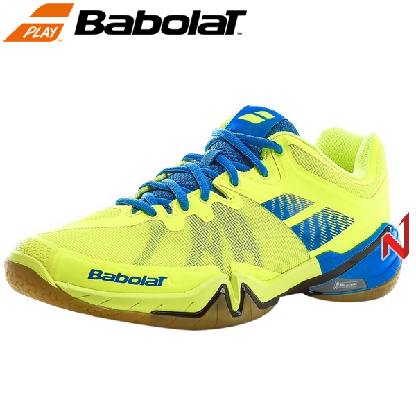 ◆온라인 창고대방출◆바볼랏 배드민턴화 섀도우 투어 30S1701235  남성 YL