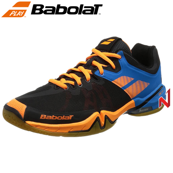 ★온라인 창고대방출★바볼랏 배드민턴화 섀도우 투어 30S1701162  남성 BK/OR