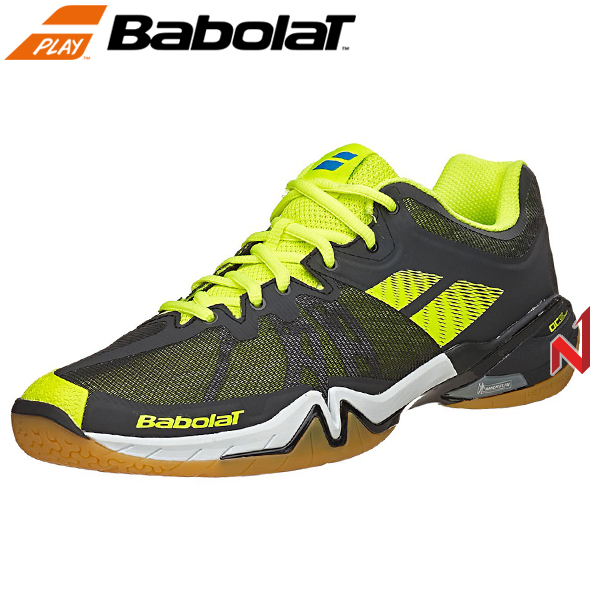 ★온라인 창고대방출★바볼랏 배드민턴화 섀도우 투어 30S1688232  남성 BK/YL