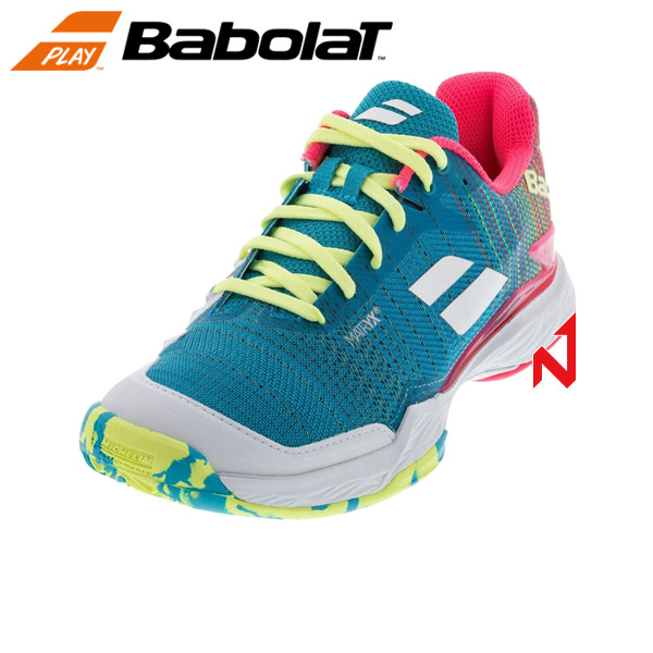 ★온라인 창고대방출★바볼랏 테니스화 제트 마하 2 31S20630 CABR PK 여성