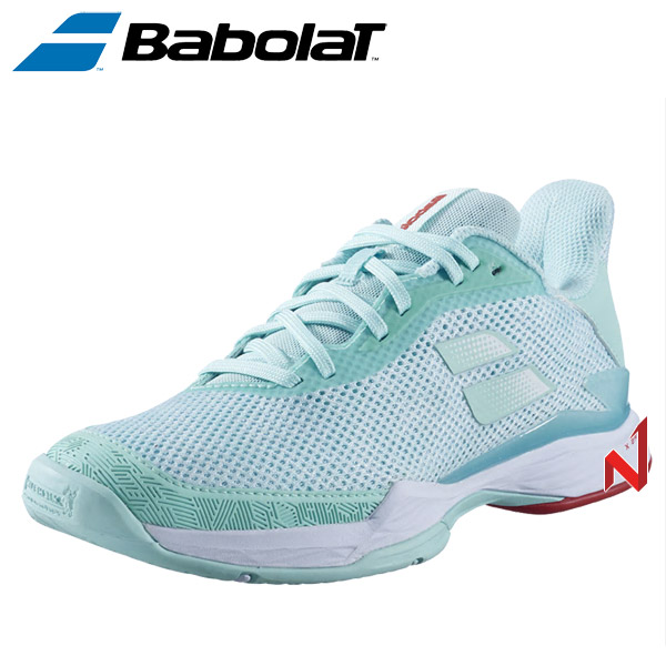 ◆온라인 창고대방출◆2023바볼랏 테니스화 제트 테레 올코트 31S23651 Yucca/White 여성