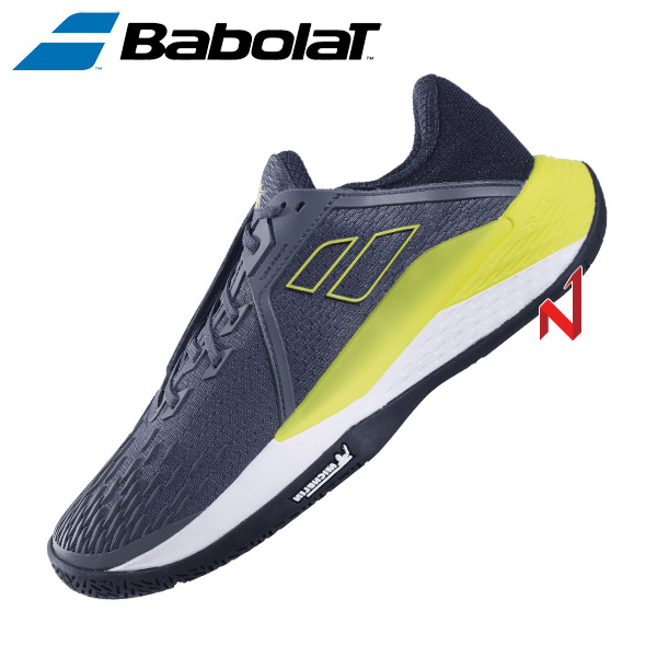 ◆온라인 창고대방출◆2023바볼랏 테니스화 프로펄스 퓨리 3 올코트 30S23208 GR/Aero 남성