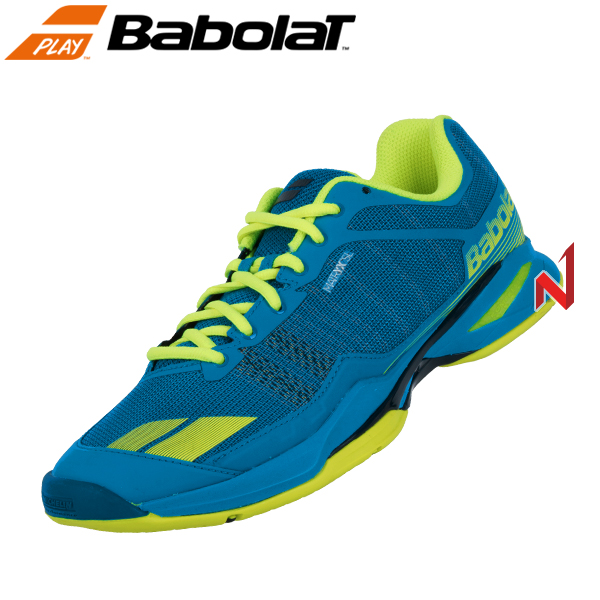 ★온라인 창고대방출★바볼랏 테니스화 제트 팀 올코트 M 30S17649 BL/YL